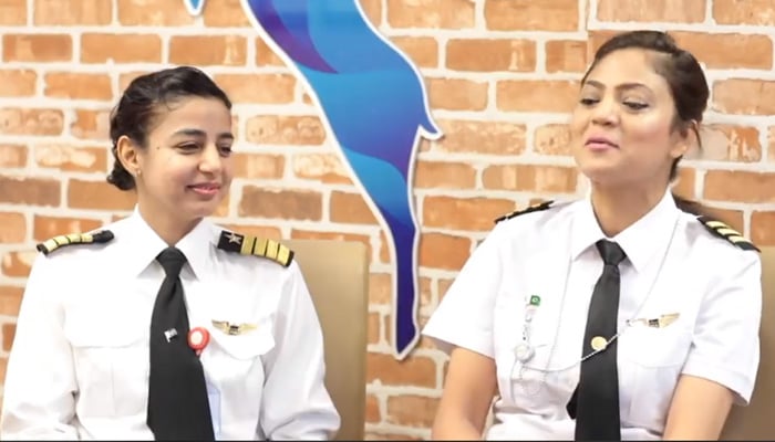 It's challenging at times but we're never scared, shares PIA's female pilot duo