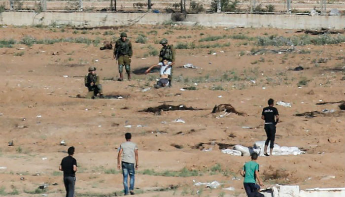 Gaza teen dies after being hit on Israel border: ministry