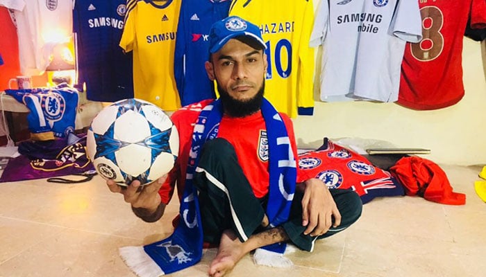 Football runs through the veins of this polio survivor from Karachi 