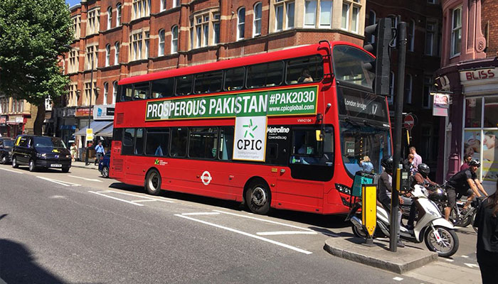 ‘Prosperous Pakistan’ bus campaign launched in London