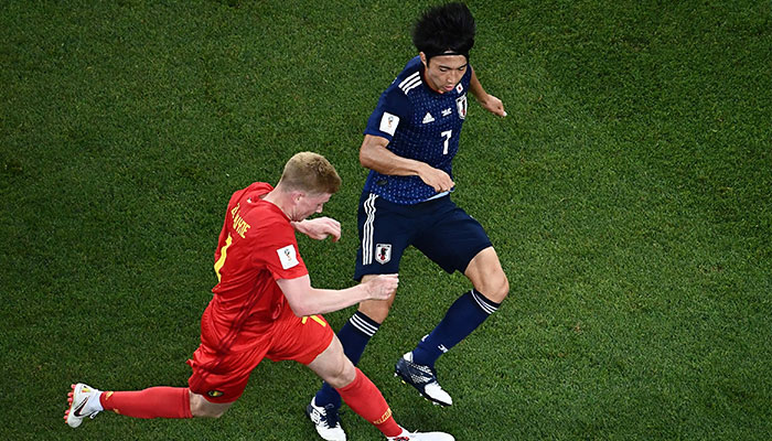 Belgium fight back from two down to beat Japan 3-2 in added time