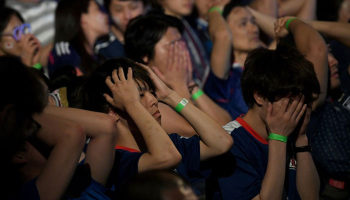 Stunned silence in Tokyo as Japan World Cup dream ends