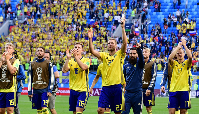 Sweden book place in World Cup quarter-finals after edging past Switzerland