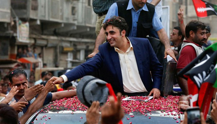 'Puppet parties' being favoured in country, claims Bilawal