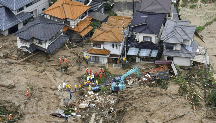 Eleven killed, at least 45 missing as torrential rain pounds Japan