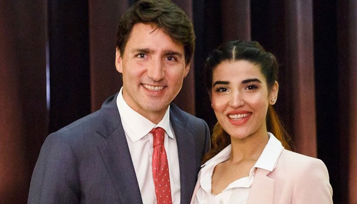 Hareem Farooq meets Canadian PM Justin Trudeau