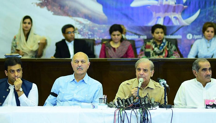 Shehbaz chairs high-level party meeting on Nawaz's return 