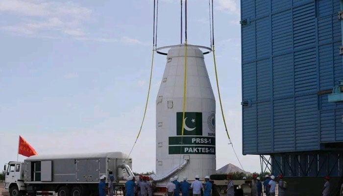 Pakistan launches two satellites from Chinese space station