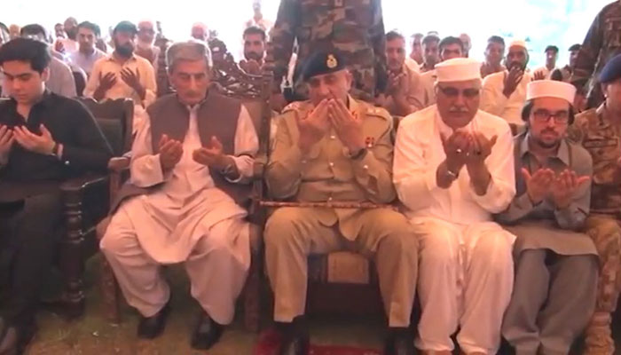 COAS, PM in Peshawar; offer condolences to Bilour family 