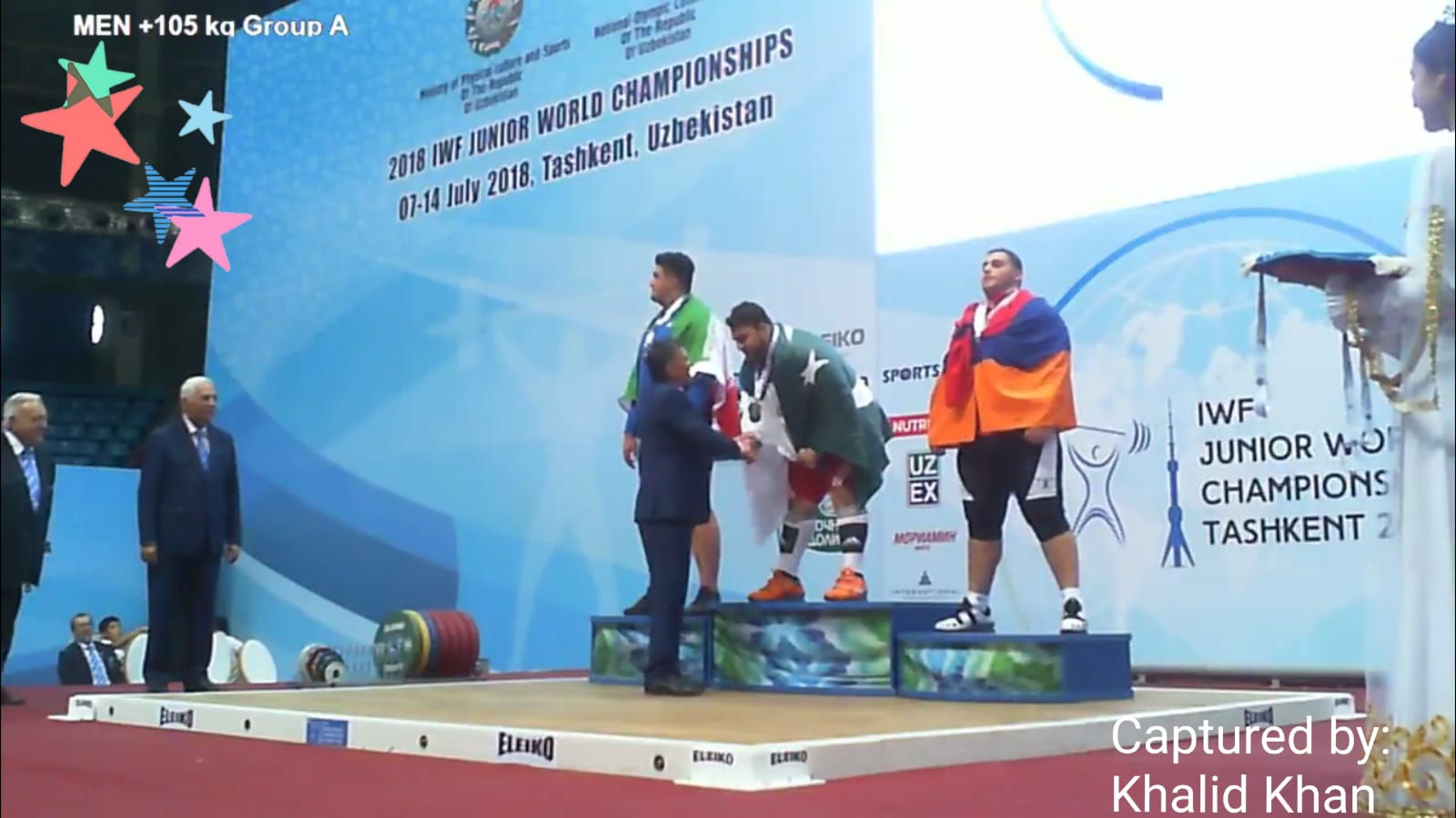 Weightlifter Nooh Butt wins Gold at IWF Junior World Championships