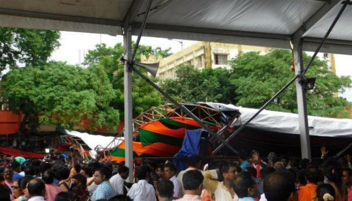 Tent collapse at Indian PM Modi's rally injures 15