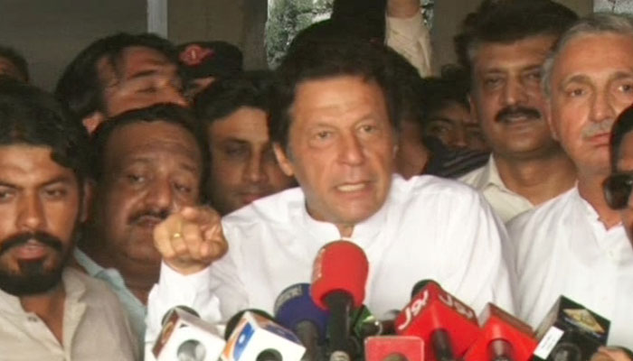 People residing near capital in dire condition, says Imran Khan