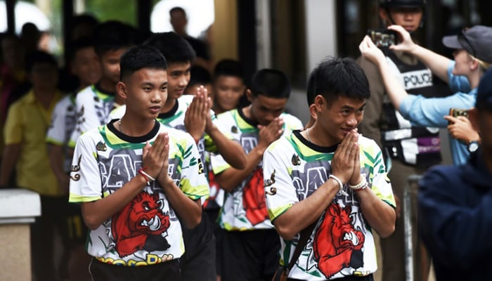 ‘It was a miracle’: Thai cave boys describe two-week ordeal