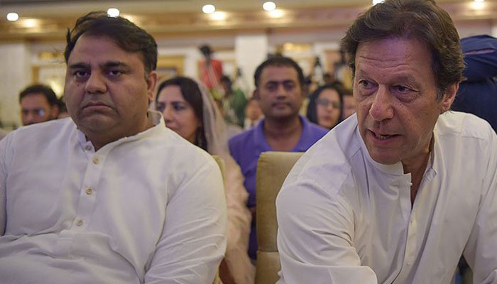 Imran displeased with Fawad Chaudhry over poor PTI show in Jhelum: sources
