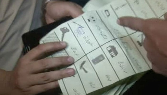 Stamped ballot papers recovered from garbage dump in Karachi