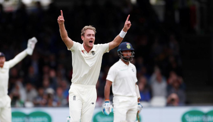 Broad propels England to victory over India