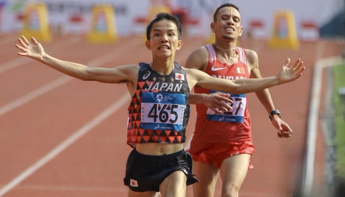Asian Games marathon winner accused of pushing rival