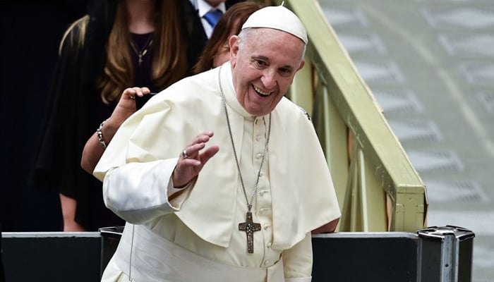 Pope Francis arrives in Ireland