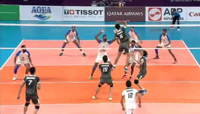 Image result for Pakistan defeats India in Asian Games volleyball quarterfinal