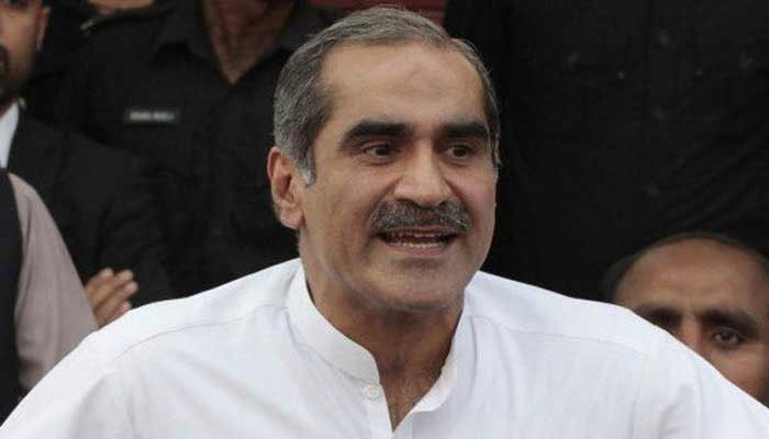 Saad Rafique submits papers for NA-131 by-elections