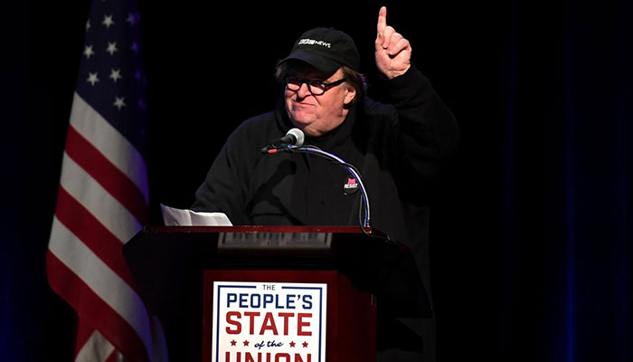 Michael Moore hopes his film is 'beginning of the end' for Trump