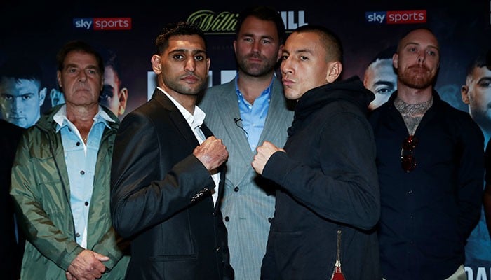 Boxer Amir Khan beats Samuel Vargas in unanimous points decision