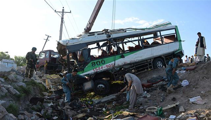 At least 13 killed in Afghanistan bus crash: officials