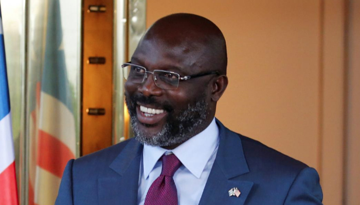 Liberia President Weah makes surprise return to football match against Nigeria
