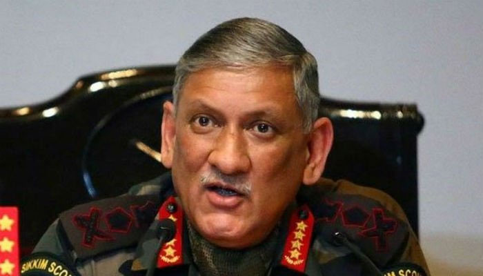 Indian army chief threatens Pakistan with surprise action