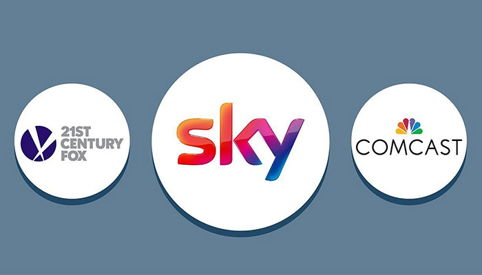 Sky shares soar on Comcast takeover victory