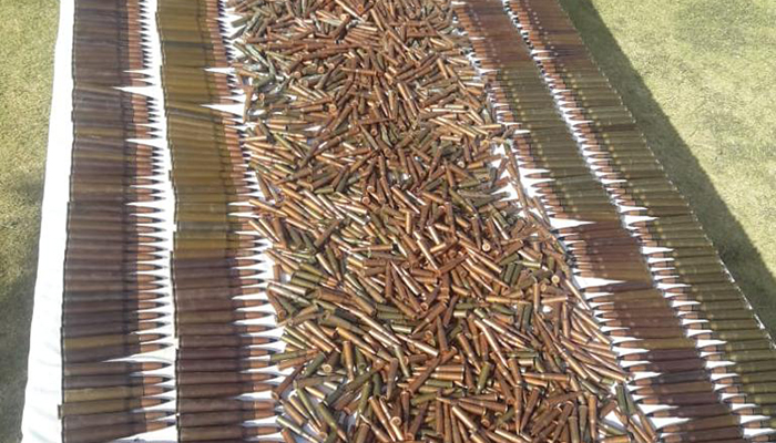 FC recovers cache of arms, ammunition from Kahan