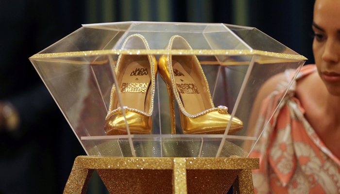 Dubai jeweller puts gem-studded $17m shoes on sale