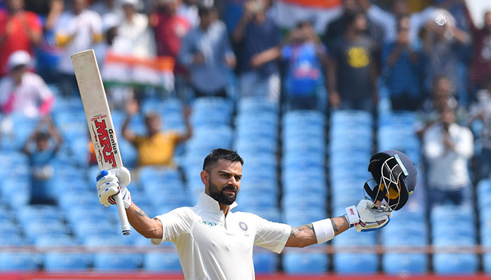 Landmark Kohli ton as India pummel West Indies