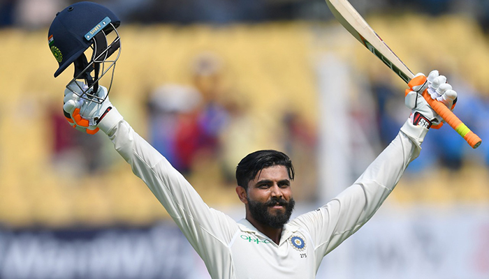 Jadeja hits debut ton as India declare on record 649-9