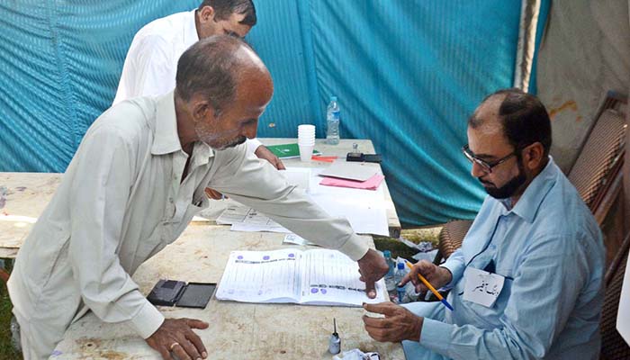 By-election on 35 constituencies held in Pakistan 