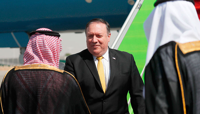 Pompeo arrives in Riyadh to discuss missing journalist with Saudi king