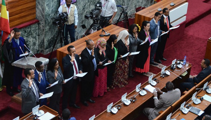 Ethiopian PM hands half of cabinet to women