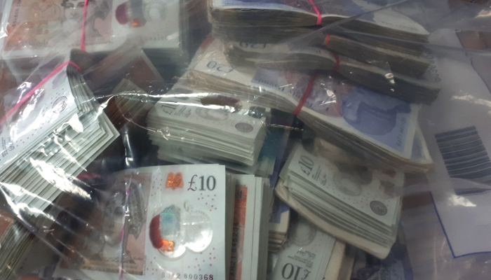 British police look for owner of bag containing £20,000 found in Telford