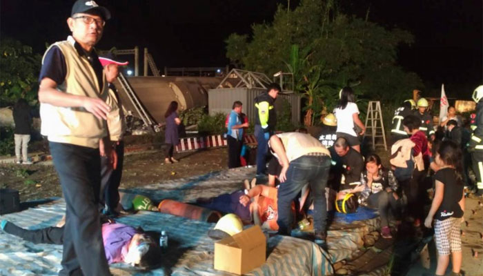 Taiwan train crash kills at least 18, injures 160