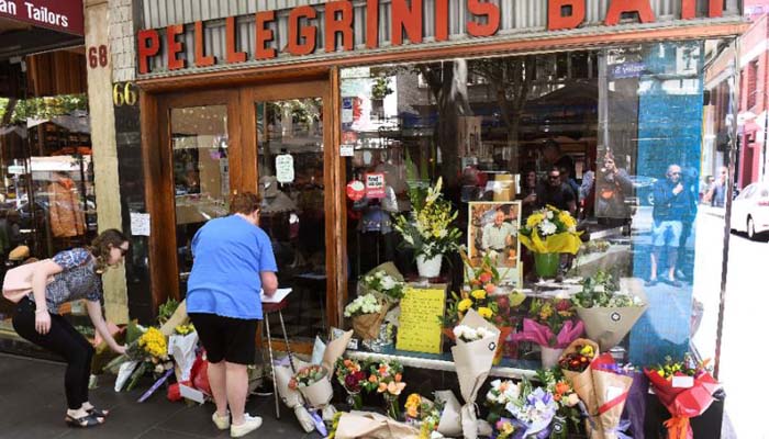 Crowds pay tribute to Melbourne terror victim