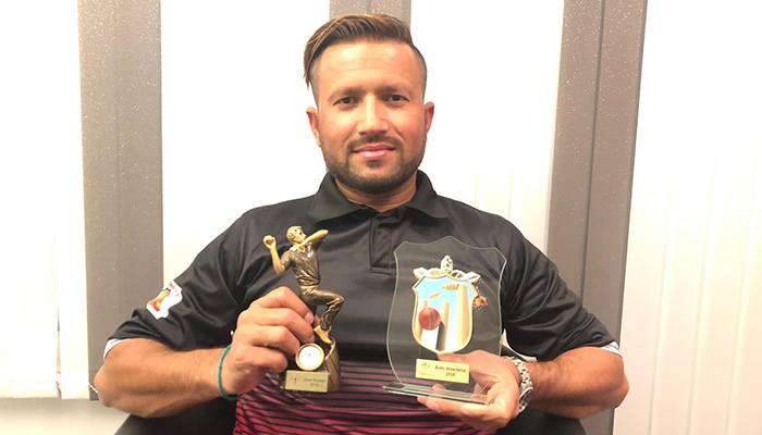 Pakistani cricketer in Norway receives “Best Player of the Year Award”