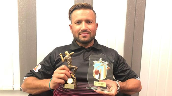 Pakistani cricketer in Norway receives “Best Player of the Year Award”
