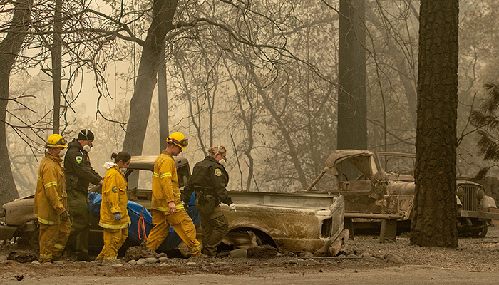 Death toll from California wildfires rises as 130 still missing