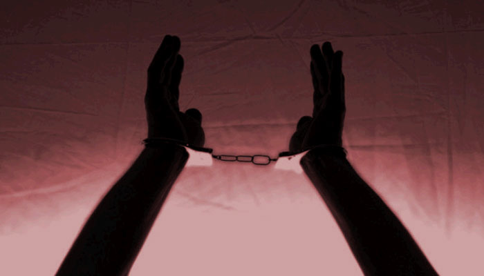 A state in handcuffs