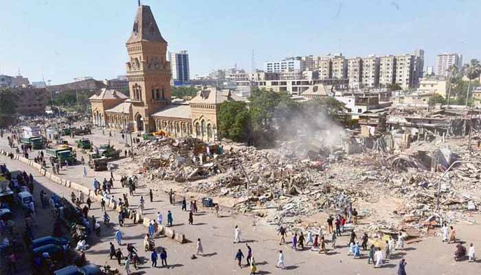 2,500 shops demolished in Karachi’s Saddar area: KMC report