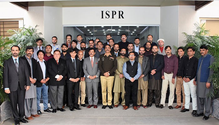 Image result for DG ISPR apprises journalists of Indian ceasefire violations at LoC