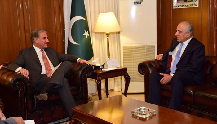 Khalilzad reiterates Trump’s desire to seek Pakistan's cooperation for peace, stability in Afghanistan
