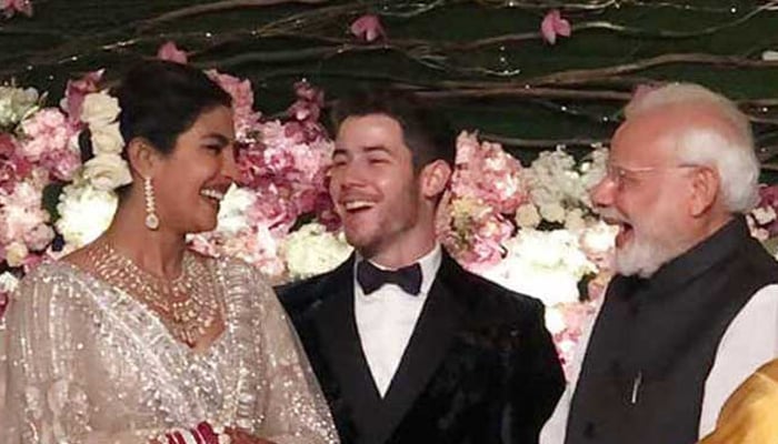 Couple hosted a reception at Hotel Taj Palace in Delhi