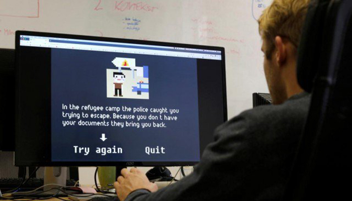 Online game 'Razor Wire' highlights migrants' hardship