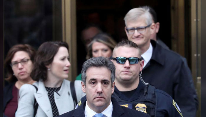 Trump ex-lawyer Cohen sentenced to three years prison on campaign charge